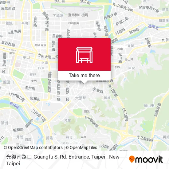 光復南路口 Guangfu S. Rd. Entrance map