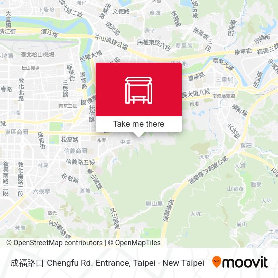 成福路口 Chengfu Rd. Entrance map