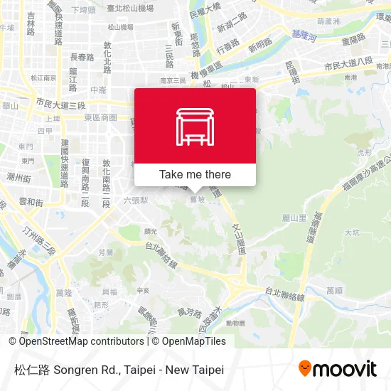 松仁路 Songren Rd. map