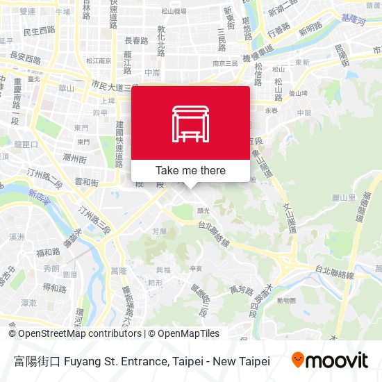 富陽街口 Fuyang St. Entrance map