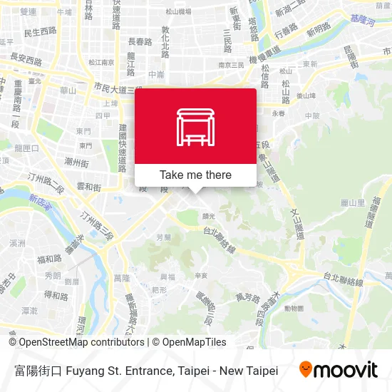 富陽街口 Fuyang St. Entrance map