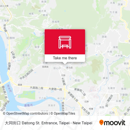 大同街口 Datong St. Entrance map