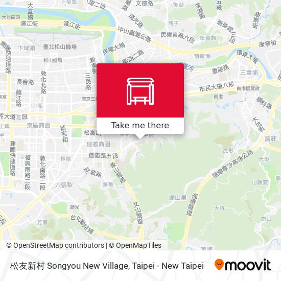 松友新村 Songyou New Village map