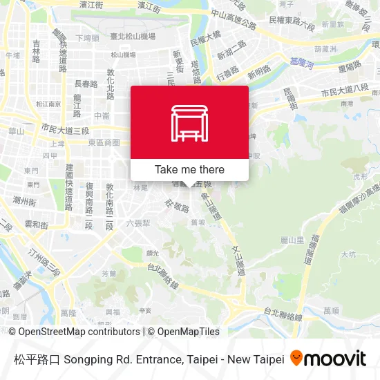 松平路口 Songping Rd. Entrance map