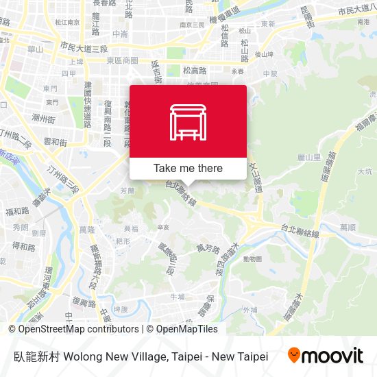 臥龍新村 Wolong New Village地圖
