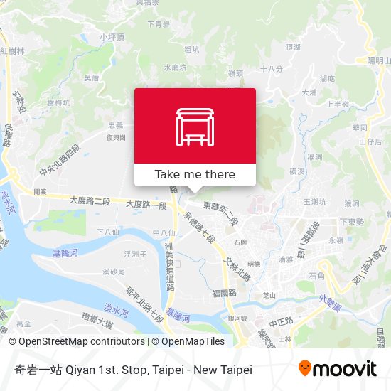 奇岩一站 Qiyan 1st. Stop地圖