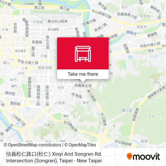 信義松仁路口(松仁) Xinyi And Songren Rd. Intersection (Songren)地圖