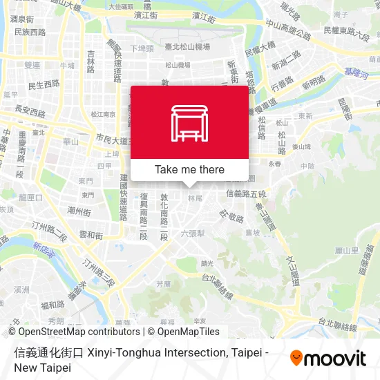 信義通化街口 Xinyi-Tonghua Intersection地圖