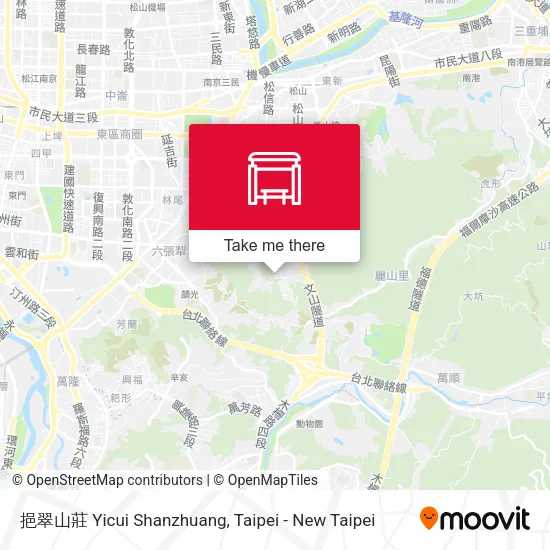 挹翠山莊 Yicui Shanzhuang map