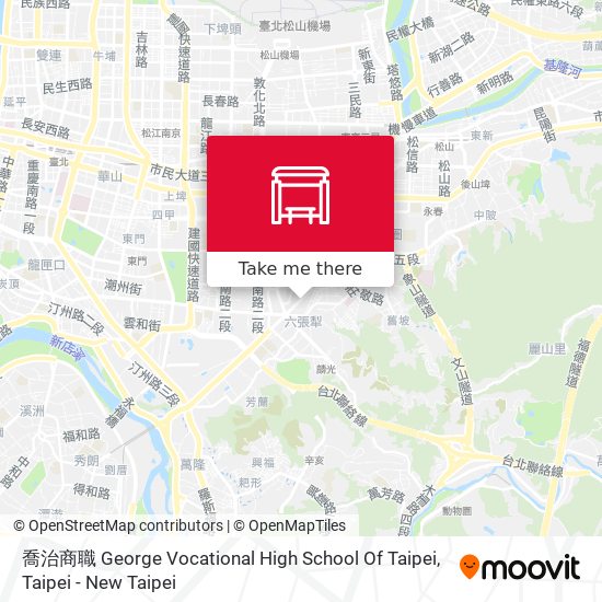 喬治商職 George Vocational High School Of Taipei地圖