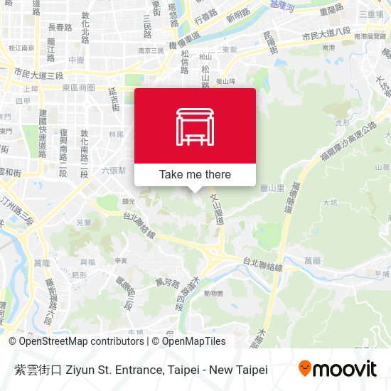 紫雲街口 Ziyun St. Entrance map