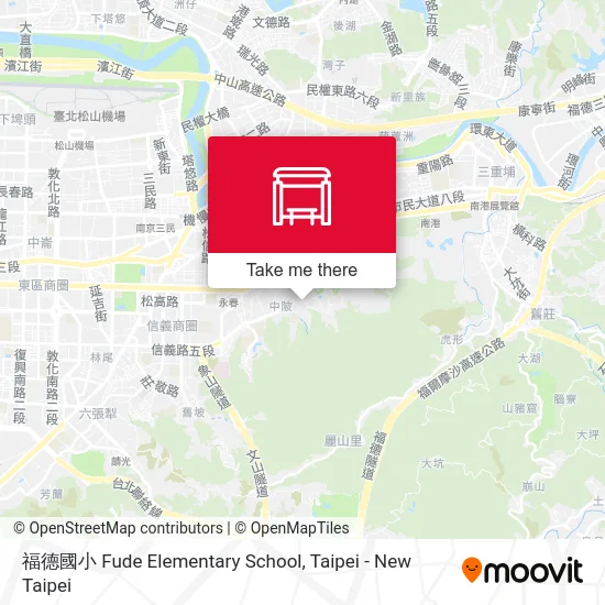 福德國小 Fude Elementary School map