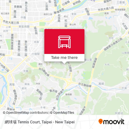 網球場 Tennis Court map