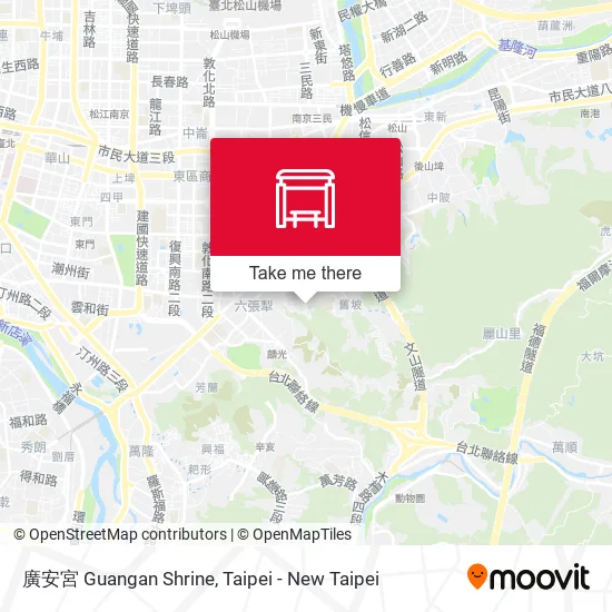 廣安宮 Guangan Shrine map