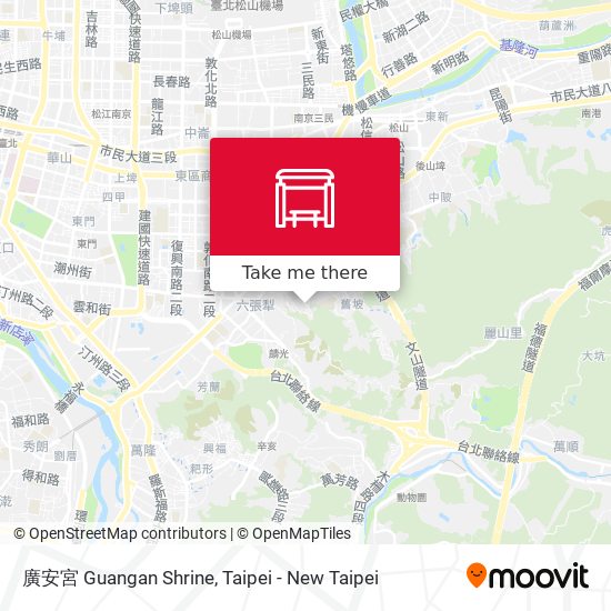 廣安宮 Guangan Shrine map