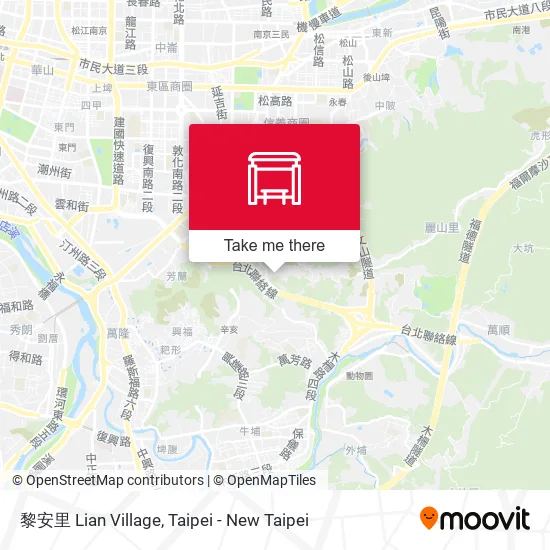 黎安里 Lian Village map