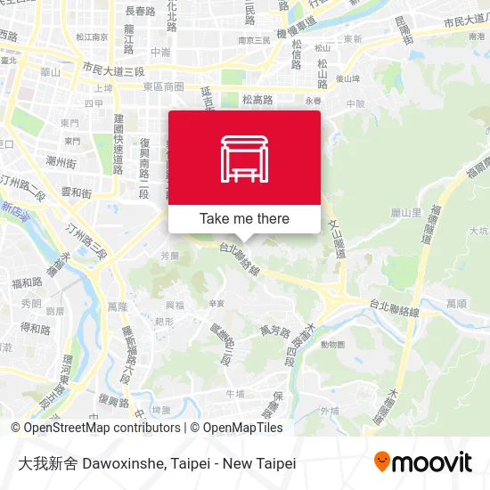 大我新舍 Dawoxinshe map