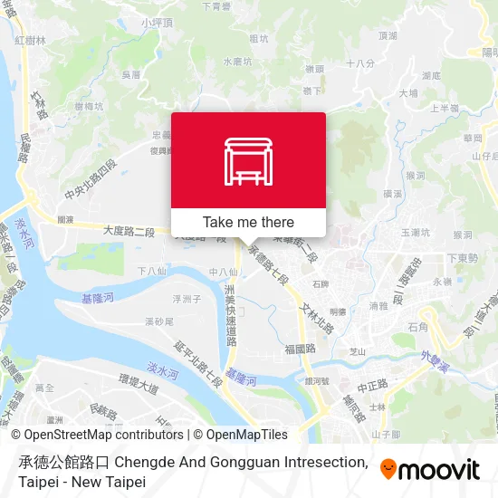 承德公館路口 Chengde And Gongguan Intresection地圖