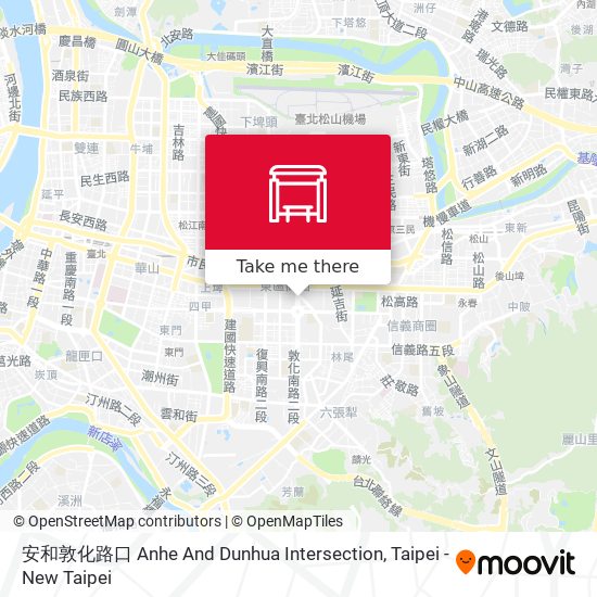 安和敦化路口 Anhe And Dunhua Intersection map