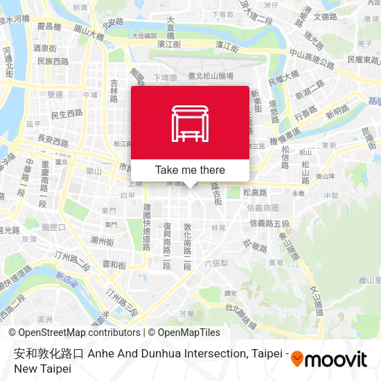 安和敦化路口 Anhe And Dunhua Intersection地圖