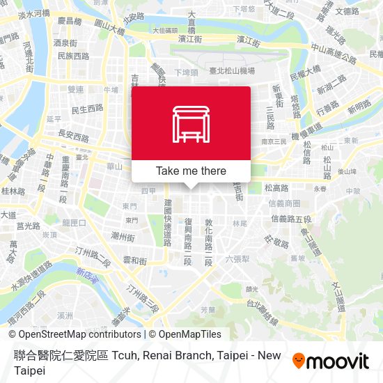 聯合醫院仁愛院區 Tcuh, Renai Branch map