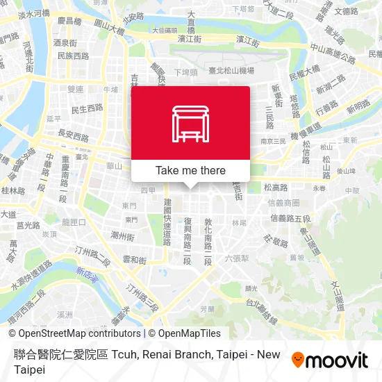 聯合醫院仁愛院區 Tcuh, Renai Branch map