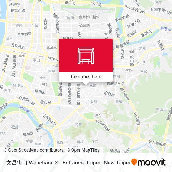 文昌街口 Wenchang St. Entrance地圖