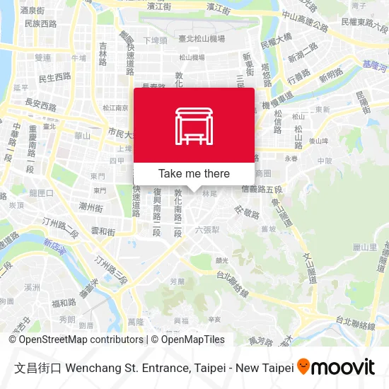 文昌街口 Wenchang St. Entrance map