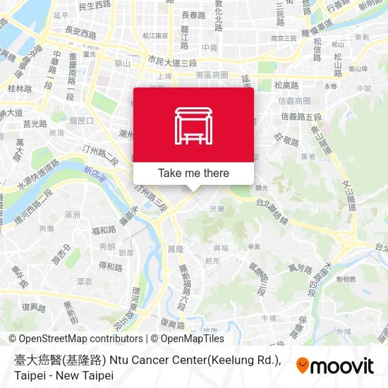 臺大癌醫(基隆路) Ntu Cancer Center(Keelung Rd.) map
