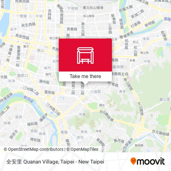 全安里 Quanan Village map