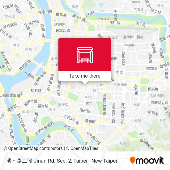 濟南路二段 Jinan Rd. Sec. 2地圖