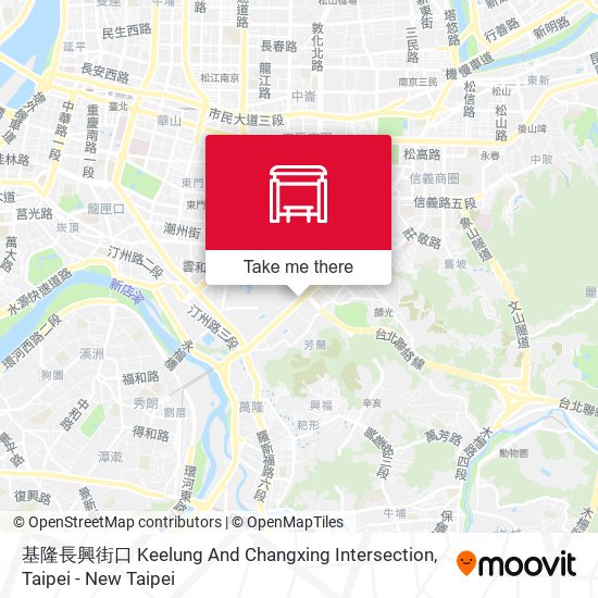 基隆長興街口 Keelung And Changxing Intersection map