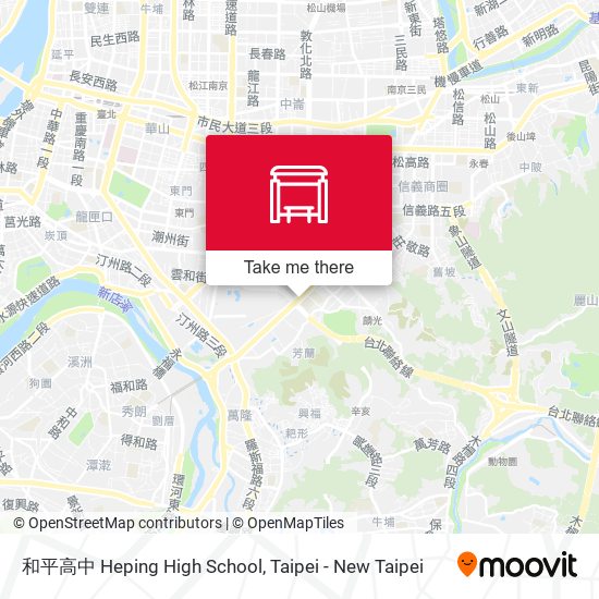 和平高中 Heping High School map