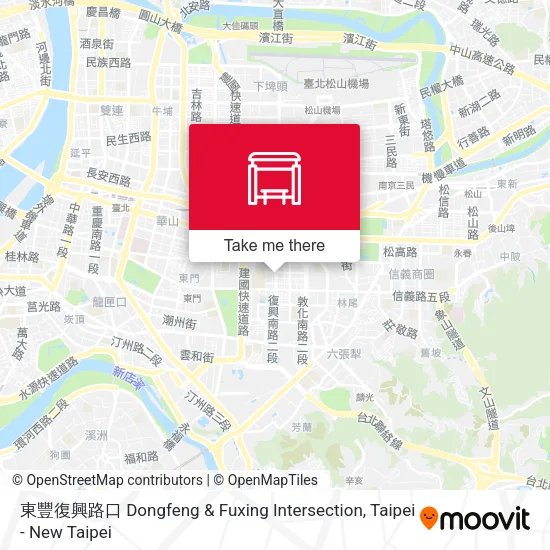 東豐復興路口 Dongfeng & Fuxing Intersection map