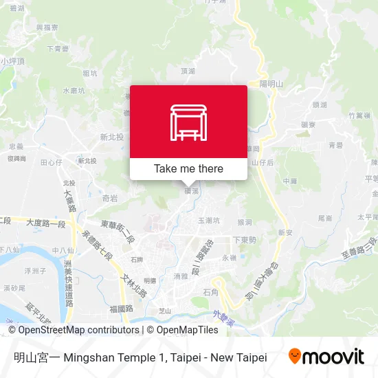 明山宮一 Mingshan Temple 1 map