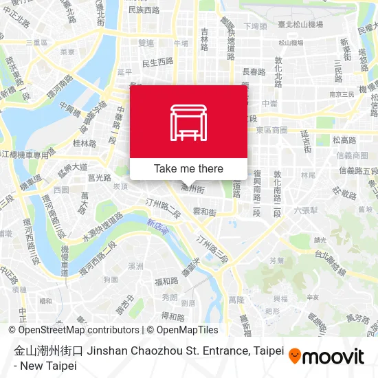 金山潮州街口 Jinshan Chaozhou St. Entrance map