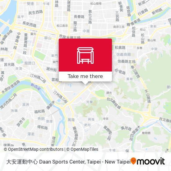 大安運動中心 Daan Sports Center map