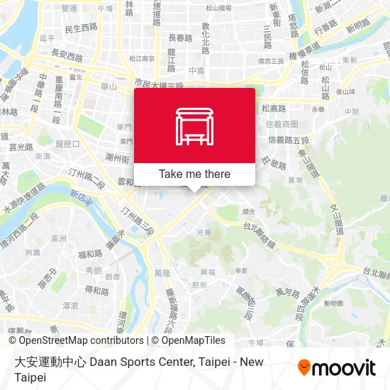 大安運動中心 Daan Sports Center map