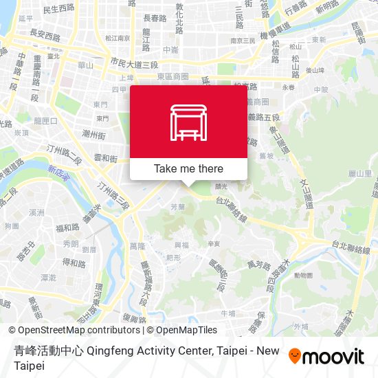 青峰活動中心 Qingfeng Activity Center map