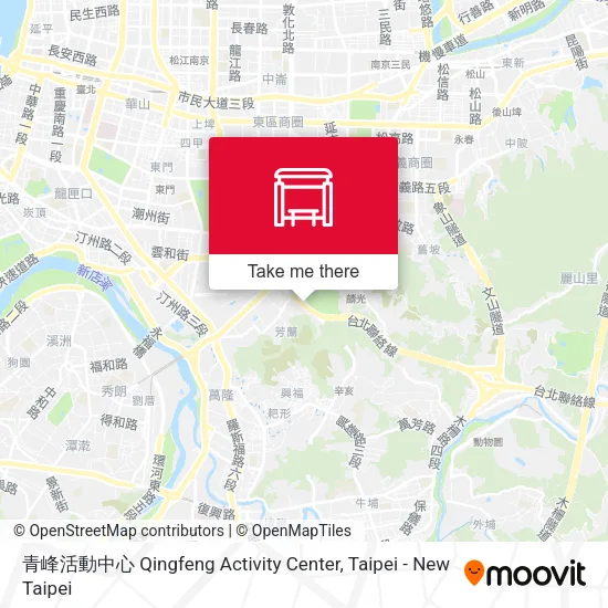 青峰活動中心 Qingfeng Activity Center地圖