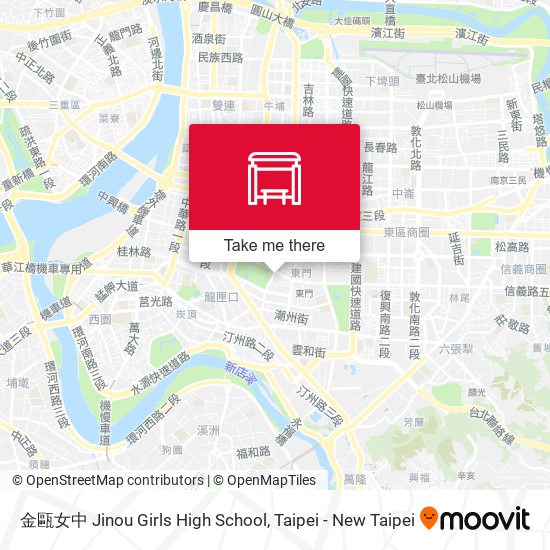 金甌女中 Jinou Girls High School map