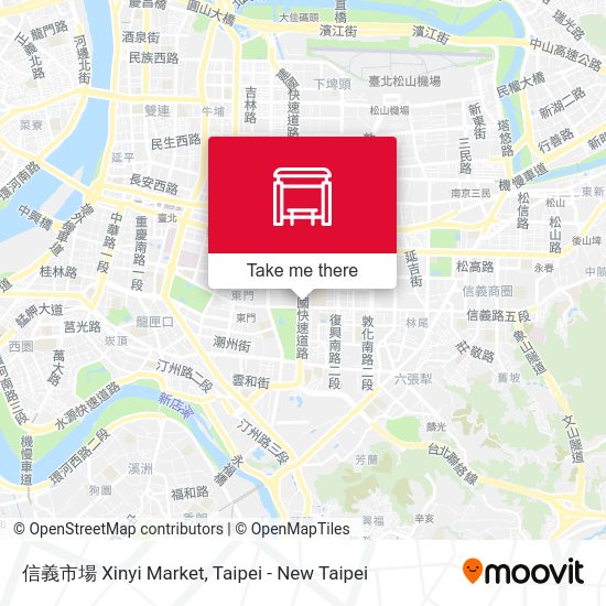 信義市場 Xinyi Market map