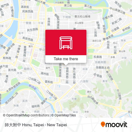 師大附中 Hsnu map