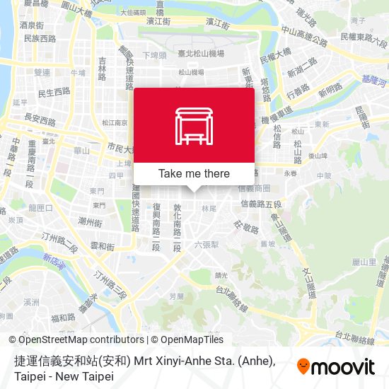 捷運信義安和站(安和) Mrt Xinyi-Anhe Sta. (Anhe)地圖