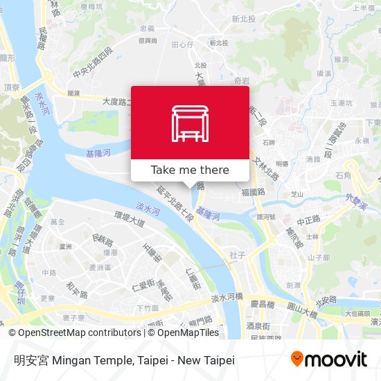 明安宮 Mingan Temple map