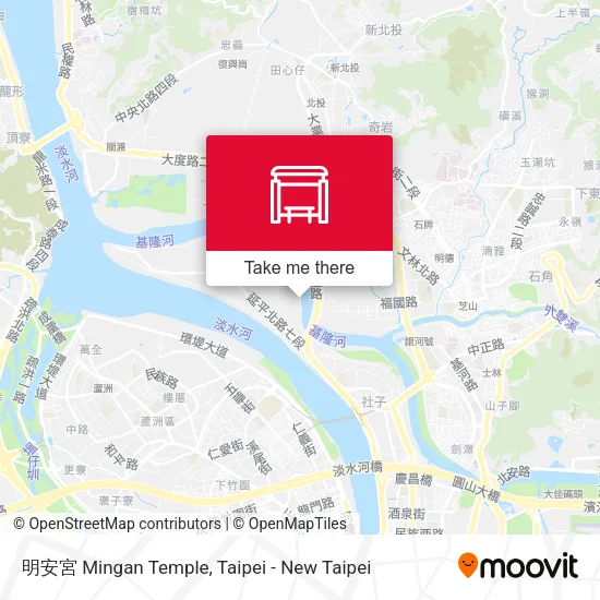 明安宮 Mingan Temple地圖