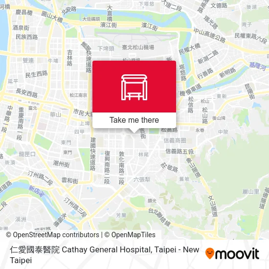 仁愛國泰醫院 Cathay General Hospital map