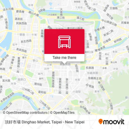 頂好市場 Dinghao Market map
