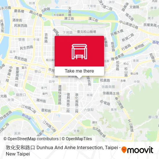 敦化安和路口 Dunhua And Anhe Intersection地圖