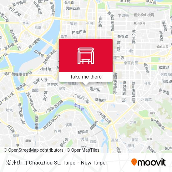 潮州街口 Chaozhou St.地圖